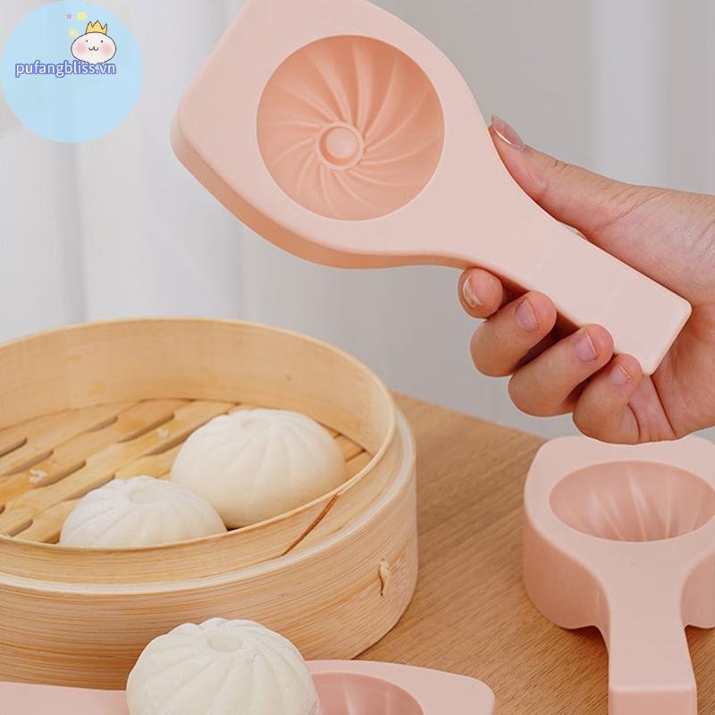 Pufangbliss Nhà Bếp Handmade Bánh Ngọt Bun Làm Khuôn Trung Quốc Baozi Khuôn Cầm Tay Nướng Bánh Và Bánh Ngọt Hấp Dụng Cụ Nhồi Bông Nhà Bếp VN