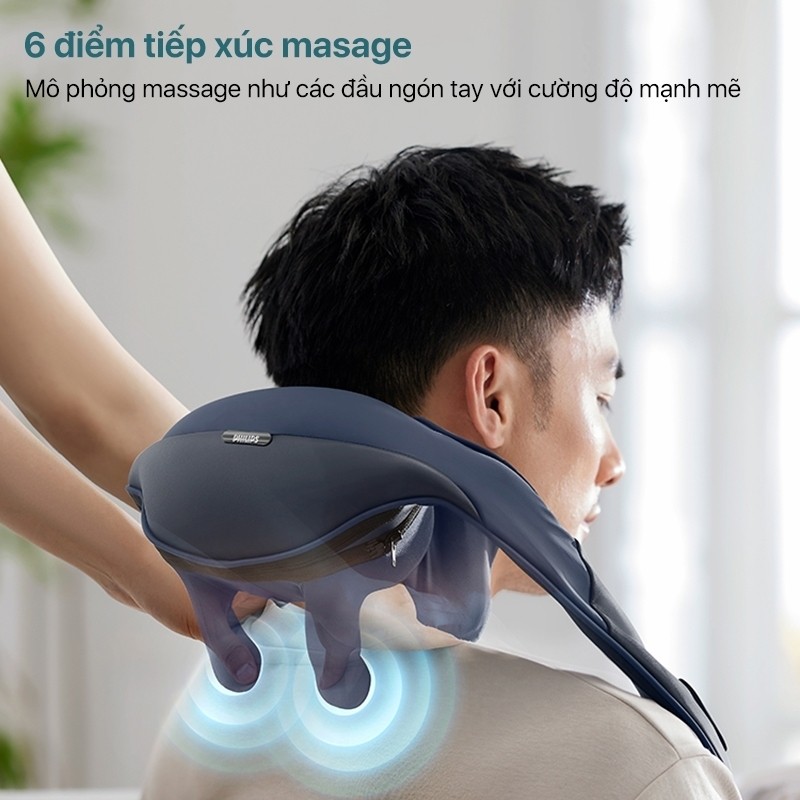 Máy Massage Cổ Vai Gáy PHILIPS PPM3522 | Máy Massage Fascial Philips PPM7323 |Chính hãng BH 24 Tháng