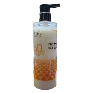 Hấp dầu phủ lụa ( dạng chai ) Collagen 60s Deep Repair Hair Mask Algo 500ml [ TN ]