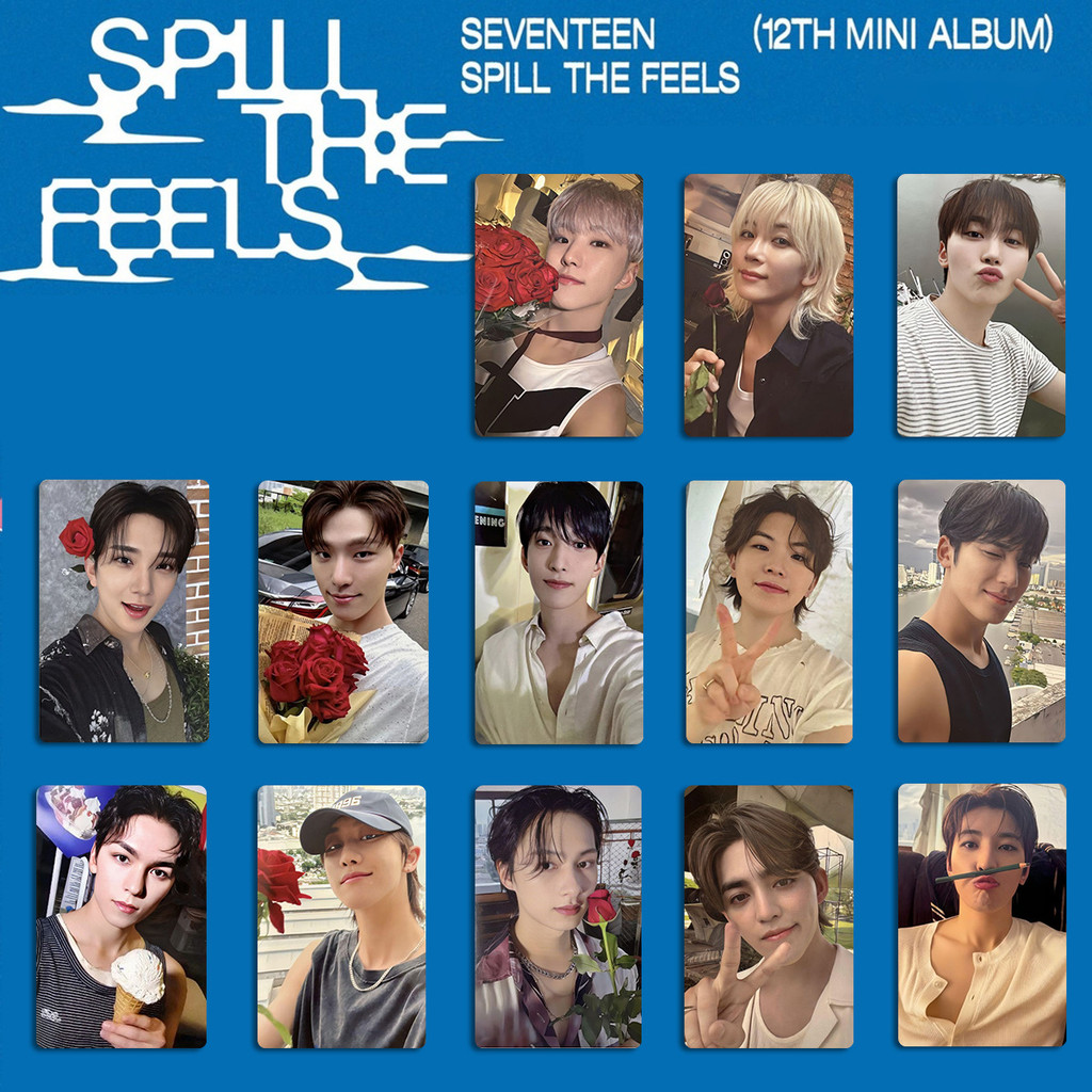 Album Mini thứ 12 của Kpop Idol SEVENTEEN SPILLE THE FEELS Photo Card