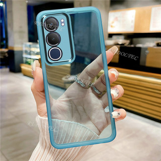 Ốp lưng VIVO Y19S 2024 Vỏ trong suốt mỏng màu tinh khiết mới VIVO Y19S VIVOY19S Vỏ điện thoại trong suốt mềm chống sốc có bảo vệ Camera toàn bộ ống kính