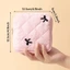 Túi đựng đồ trang điểm nhỏ DUSKGLOW, Túi đựng khăn ăn vệ sinh bằng vải Cotton, Túi ly hợp Mini Coquette nơ dành cho nữ