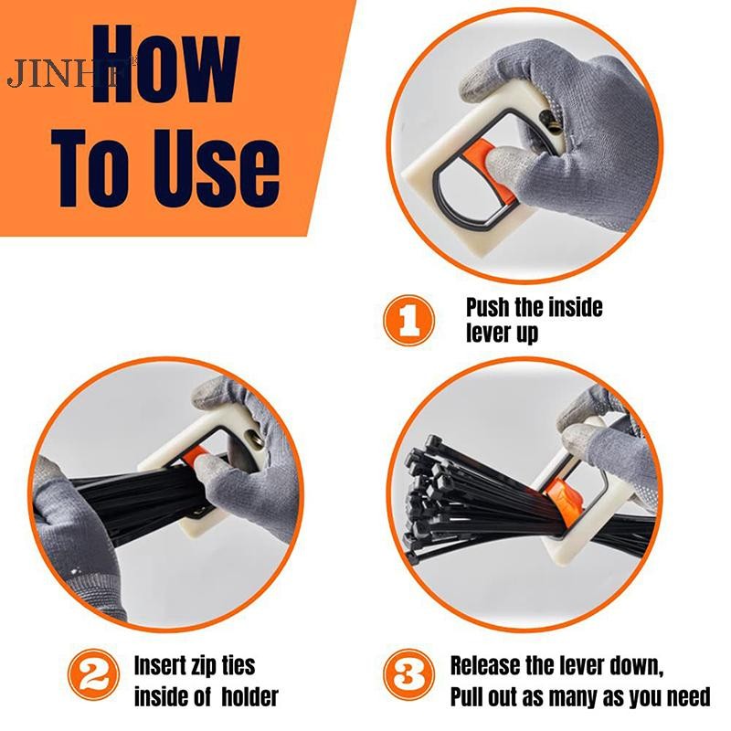 Jinhf Vuông Dây Buộc Cáp Tổ Chức Huỳnh Quang Di Động Bảo Quản Cáp Buộc Ổn Định Huỳnh Quang Tổ Chức HOT