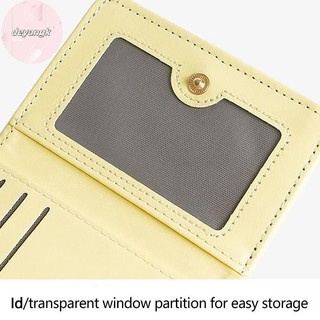 Deyangk Nữ Ví Gấu Dễ Thương Ba Đa Năng Ví Ngắn Gấp Đựng Thẻ Ví Đựng Tiền Xu Nữ Túi Đựng Thẻ Kẹp Túi Hoạt Hình VN