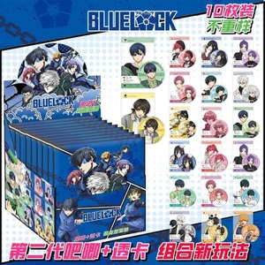 Hộp mù Blue Lock Series MỚI 2. Bộ sưu tập Anime Huy hiệu kim loại 75mm + Thẻ trong suốt