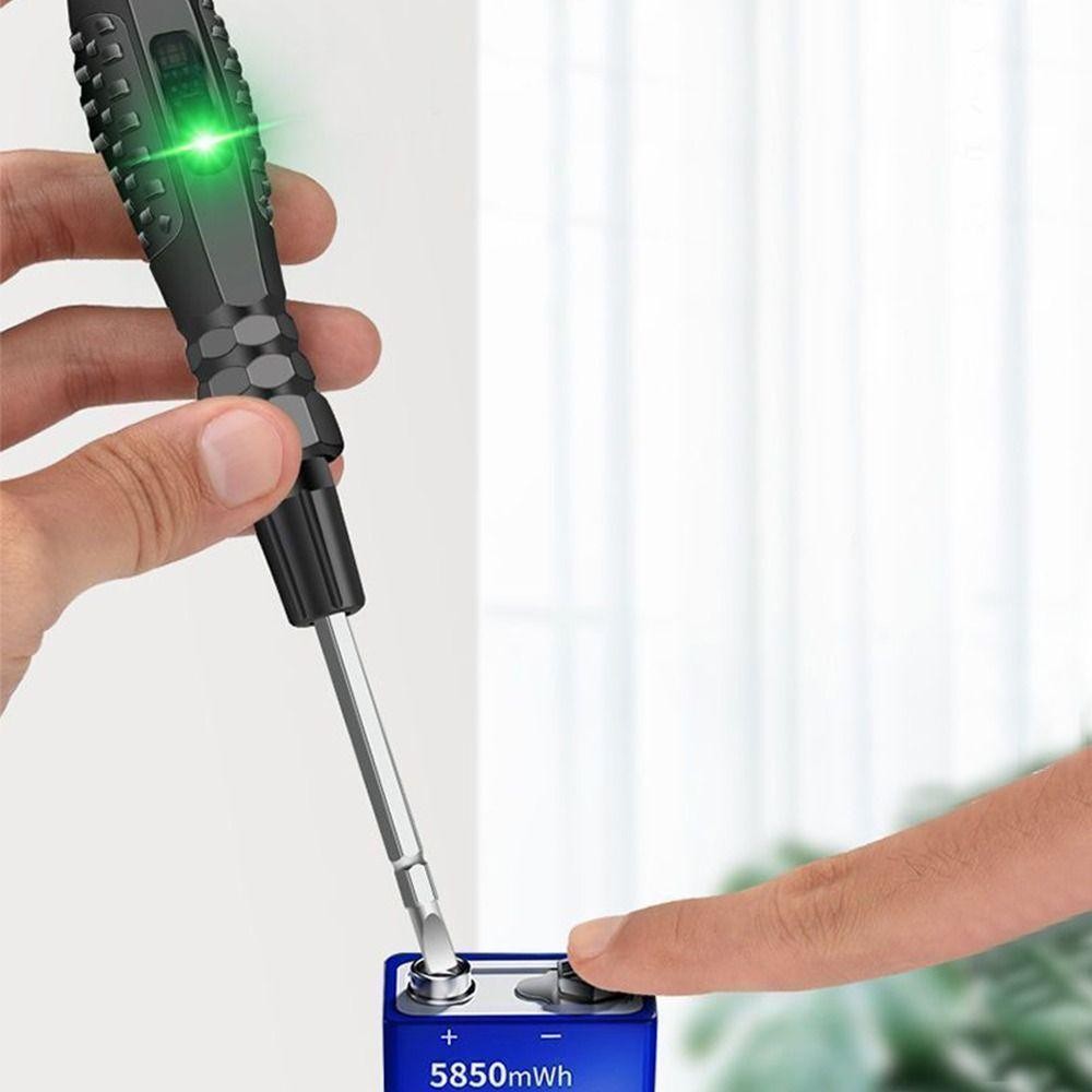Bút thử điện SIMPLEAID, Tua vít cảm ứng thông minh 2 trong 1, Từ di động / Chữ thập Dụng cụ thợ điện có thể tháo rời đa chức năng Hộ gia đình