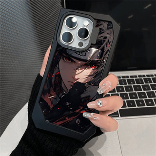 Vỏ Điện Thoại Hình Không Đều, Cho iPhone 16,15,14,13,11,12 Pro Max, Vỏ Chống Sốc Naruto Sasuke Itachi