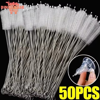 Bộ bàn chải làm sạch ống hút uống nước bằng thép không gỉ xoắn ốc - Bàn chải làm sạch ống có thể tái sử dụng bằng Nylon cho chai cốc cho bé