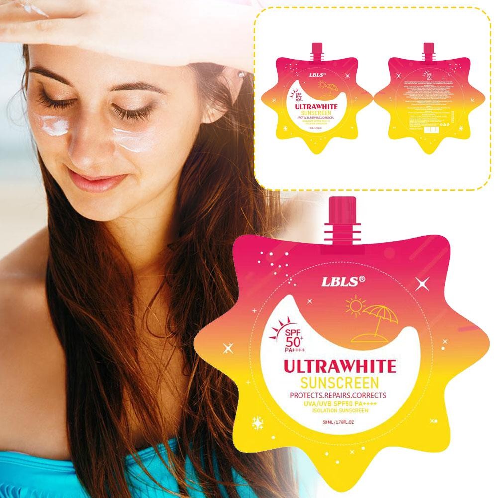 Kem Chống Nắng Ultrawhite 50ml Dành Cho Mọi Loại Da, Dành Cho Da Trắng I, Làm Sáng, Không Trắng Cast, Dễ Dàng A6d5