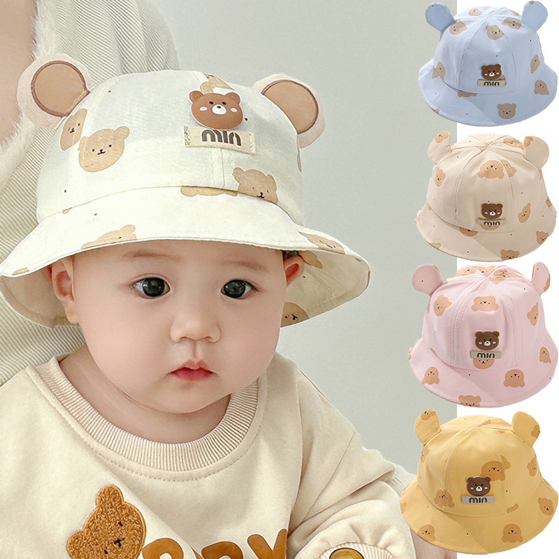 Bé Cotton Mũ Chống Nắng Mới Ngoài Trời,chất liệu cotton đẹp，cho bé từ 1-5 tuổi xinh xắn