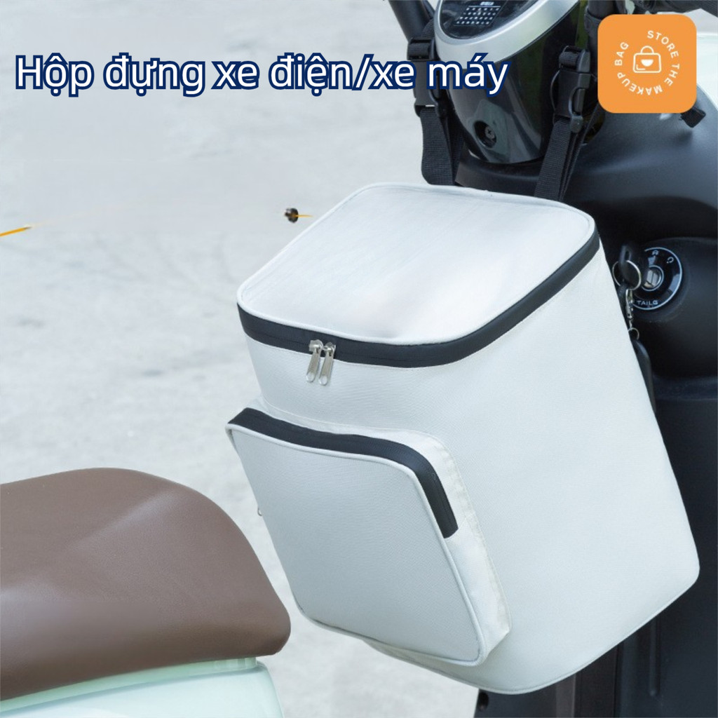 Túi xách xe máy/Thùng chứa xe máy/Hộp đựng xe máy điện /Túi treo đầu xe máy , túi treo ghi đông xe máy , để điện thoại , đồ tiện dụng
