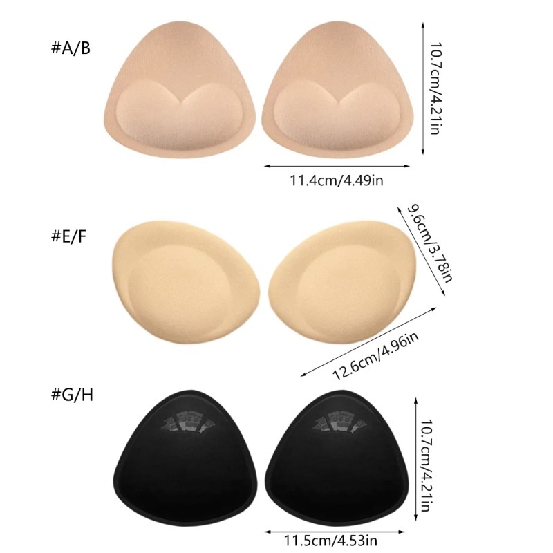 Double Sided Invisible Sticky Bra Inserts Self Adhesive Silicone Push Up Bra Pad