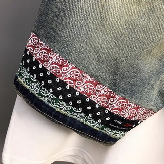 Quần short denim nam ESEA thời trang và phổ biến dáng rộng và giản dị thiết kế mùa hè chất lượng cao phong cách trung tính
