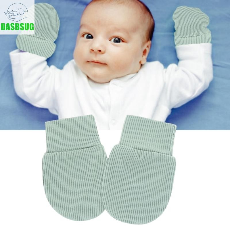 DASBSUG Co Giãn Cổ Tay Chống Trầy Xước Găng Tay Tập Đi Cho Bé Trai Bé Gái 0-12 Tháng Cotton Găng Tay Bé Thoáng Khí Gl