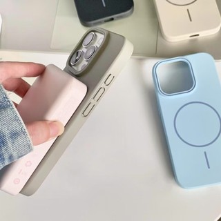 Ốp Điện Thoại Siêu Mỏng Cứng Hút Từ Sạc Không Dây Ốp Lưng Iphone Cho iPhone 16 15 14 13 12 11 Pro Max 14 15 Plus