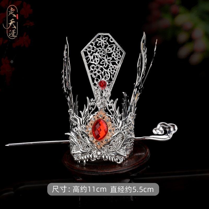 ✨Phong Cách Cổ Nam Tóc Thái Phụ Kiện Tóc Vàng Bạc Cổ Tích Tóc Vương Miện Top Thái Phong Cách Trung Quốc Kẹp Tóc Nam Nữ Võ Thuật Phim Truyền Hình Mũ Đội Đầu 25.4.28