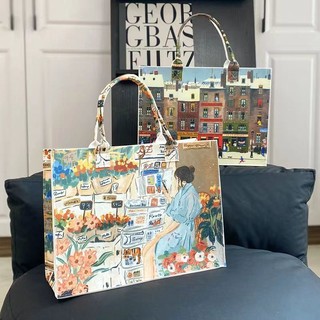 ✨Túi Tote nỉ thời trang 2024 nhẹ nhàng đi chơi sang trọng Túi Tote công suất lớn Túi mua sắm du lịch một vai 25.4.25
