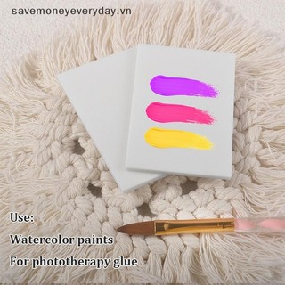 [savemoneyeveryday] 50 tờ Giấy keo dán làm móng tay dùng một lần có thể xé được Khay trộn màu Ba Lan trong suốt Dụng cụ làm móng tay nghệ thuật [vn]