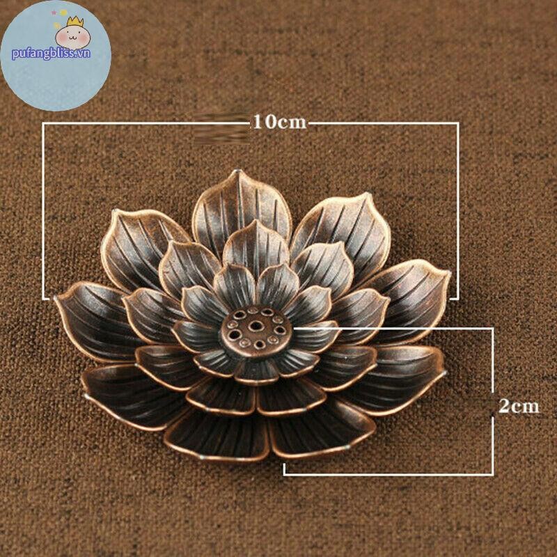 Pufangbliss Hương Dính Giá Đỡ Đĩa Tròn Phật Giáo Insense Ash Catcher Joss Nón Insence Vn