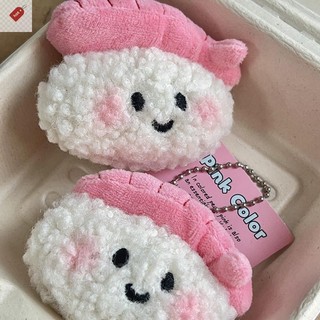 ALIK Sweet Sushi Sang Trọng Búp Bê Nhồi Bông Mềm Búp Bê Móc Khóa Xe Chìa Khóa Ba Lô Mặt Dây Chuyền Túi Đi Học Trang Trí Cặp Đôi Quà Tặng VN