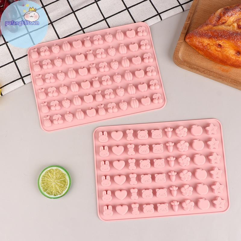 Pufangbliss 1 Loại Sugarcraft Khuôn Silicon DIY Gummy Động Vật Fondant Chocolate Kẹo Khuôn Bánh Nhựa Nghệ Thuật Nướng Bánh Trang Trí Dụng Cụ VN