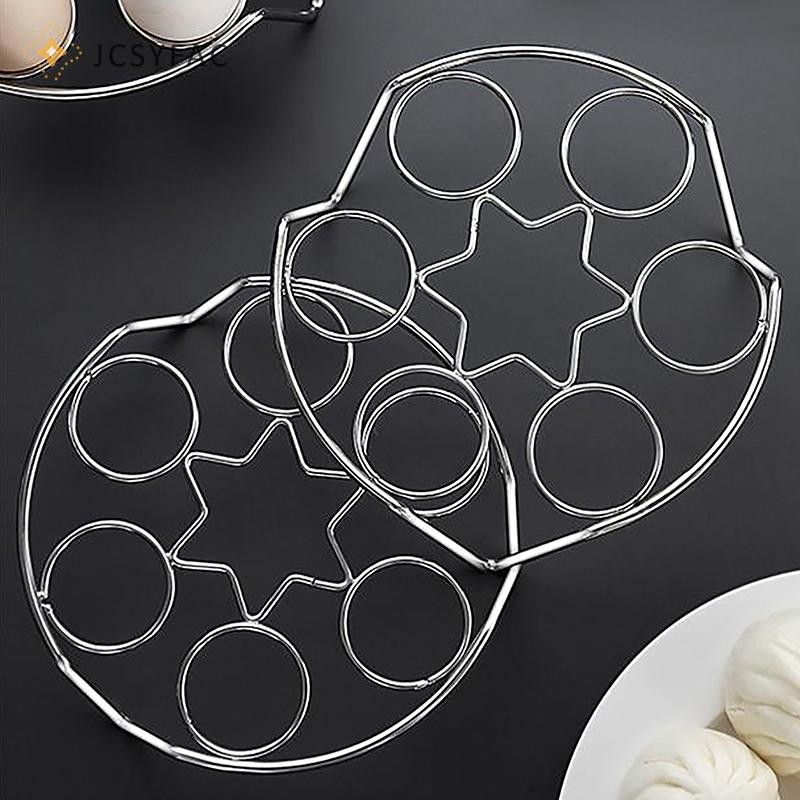 JCSYFAC al Giá Hấp Inox Đa Năng, Hấp Bánh Bao, Hấp Trứng, Phụ Kiện Nấu Ăn Mới