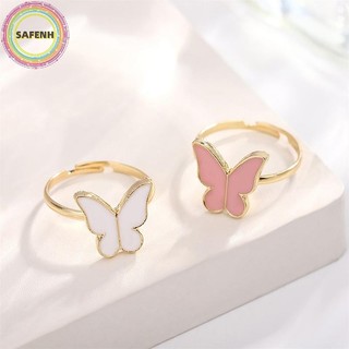 SAFENH 1 Bộ Thời Trang Tinh Tế Đơn Giản Đa Năng Vòng Cổ Vòng Tay Bông Tai Nhẫn Dành Cho Nữ Bé Gái Tiệc Cưới Bộ Trang Sức Quà Tặng VN