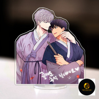 Moc khóa, mô hình standee, Tranh kính Passion Ilay Riegrow Jeong Taeui BL Manhwa Phụ kiện trang trí trưng bày