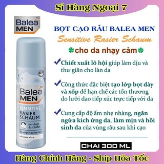 [Date mới nhất] Bọt cạo râu, Kem cạo râu Balea men Rasier Creme của Đức