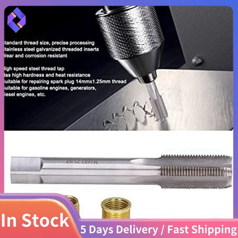 Dụng cụ cắm bugi bằng thép tốc độ cao với miếng chèn M14X1.25 và Bộ dụng cụ vòi M16X1.25