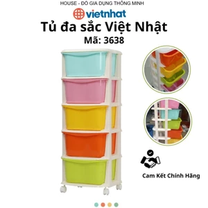 Tủ Đựng Đồ Đa Năng 5 Tầng 5 Ngăn 5 Màu (gl 9096)