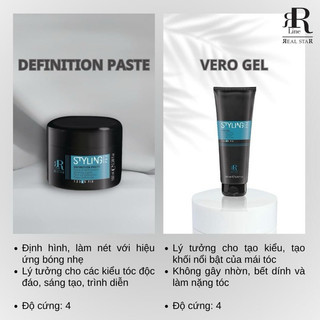 Gel vuốt tóc cứng RR Line Real Star Styling Pro Vero Gel 250ml [ TN ]