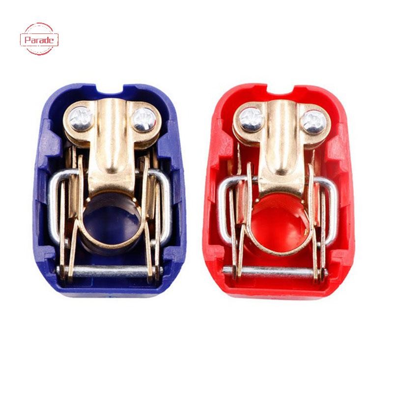Parade 2 Chiếc 12V Xe Phát Hành Nhanh Ngắt Kết Nối Thiết Bị Đầu Cuối Kẹp Kết Nối Một Phần VN