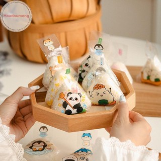 Hooudou 50 / 100 Chiếc Gạo Tam Giác Nhật Bản Bao Bì Dùng Một Lần Nori Onigiri Túi Sushi Sushi Làm Sushi Khuôn Bento Phụ Kiện VN
