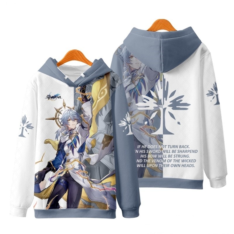 Áo khoác anime YB1 Honkai Star Rail unisex, thiết kế cosplay 3D, phù hợp cả nam và nữ