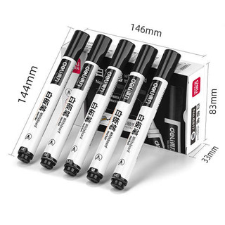 Deli 6817 Bút Bảng Trắng Đỏ Xanh Đen Xóa Được Dễ Dàng Xóa Được Đầu Dày Vẽ Bảng Đen Trẻ Em Bút Đánh Dấu Nước