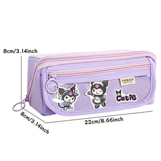 Kawaii Girly Heart Prism Hộp Đựng Bút Chì Dung Tích Lớn Nữ Sinh Viên Hộp Đựng Bút Chì Nữ Giá Trị Cao Túi Đựng Bút Chì Đa Năng Túi Văn Phòng Phẩm