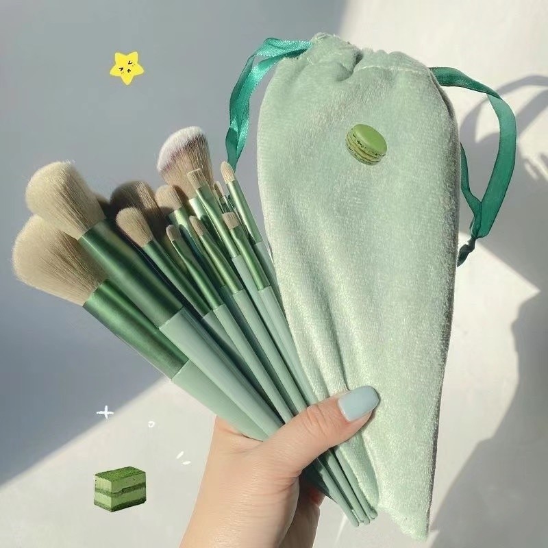 13 Chiếc Cọ Trang Điểm Bộ Trang Điểm Che Khuyết Điểm Bàn Chải Phấn Má Hồng Phấn Mắt Highlighter Nền Bàn Chải Mỹ Phẩm Dụng Cụ Làm Đẹp