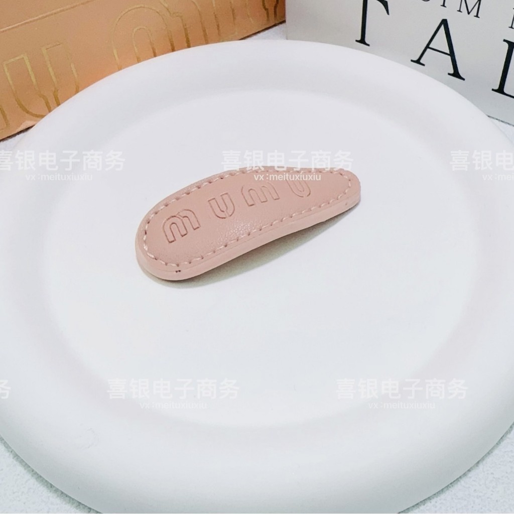 Kẹp tóc chữ cái viền dầu, chất lượng cao, phong cách thời trang dễ phối