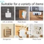 1-10 Cặp Móc treo tường dính hai mặt Cốc hút trong suốt Móc hút phòng ngủ Nhà bếp Giá đỡ tổ chức đa năng [BK]