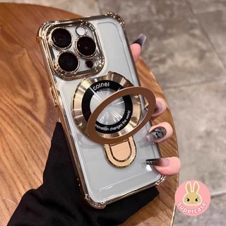 Ốp Chống Sốc Sang Trọng Cho Redmi Note 14 Pro Plus 13 12 Pro 5G 4G 13R Redmi 9i 9 Prime Ốp Lưng Mạ Điện Từ Tính Đế Sạc Điện Thoại Nam Bé Trai Vỏ Mềm Đơn Giản