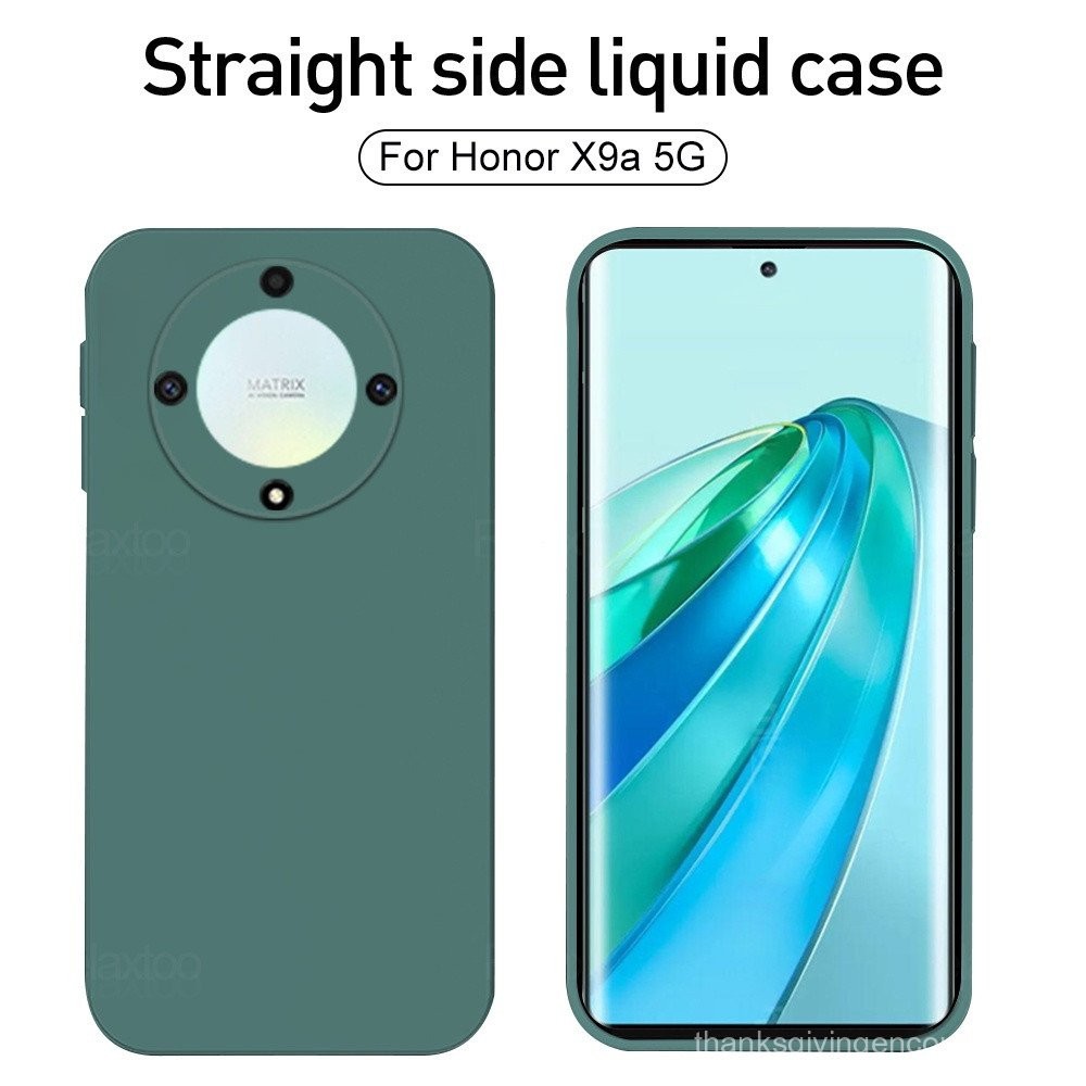 Ốp lưng silicone lỏng TPU chống sốc cho Honor X9C/X9a 5G/X9b/X8b/X7A/X7b/X8a/X9C 2024, bảo vệ camera siêu mỏng