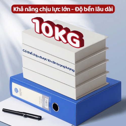 File Hộp Đựng Hồ Sơ Văn Phòng - Bìa Đựng Hồ Sơ A4 Nhiều Kích Thước, Chống Thấm Nước Và Bụi Bẩn
