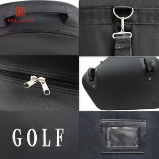 Hilabee Golf Túi Du Lịch Câu Lạc Bộ Golf Túi Bảo Vệ Dây Kéo Đóng Cửa Vỏ Bảo Vệ Có Cán Bánh Xe Cho Nam Du Lịch Hàng Không Quà Tặng