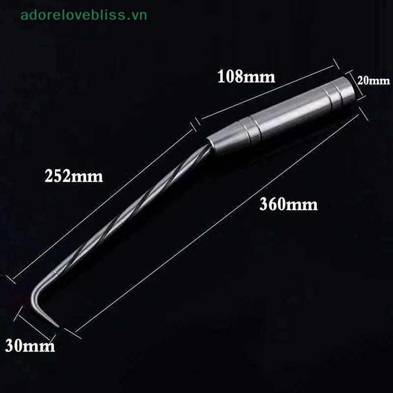 Thêm Móc xây dựng Chủ đề cốt thép Dây buộc Twister có móc Thép không gỉ Xoay linh hoạt Thanh thép ràng buộc tay Dụng cụ cầm tay BSS