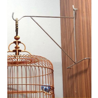 Móc treo tường lồng chim, móc treo lồng chim chất liệu inox cứng cáp