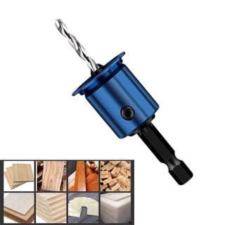 [Fuxin] 10mm Shank Drill Bit Core Limiter Countersink Khoan Router Bit Dụng cụ chế biến gỗ