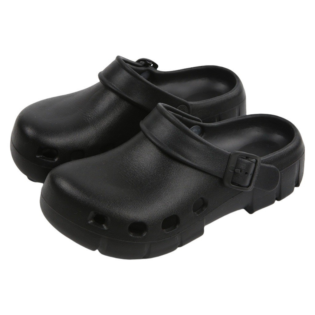 XIXITIAO Dép Màu Trơn Mùa Hè Ngoài Trời Birkenstock Baotou Nữ EVA Đế Mềm Thoải Mái