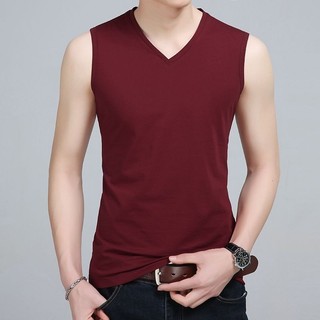 Áo ghi lê nam cổ chữ V Slim Fit từ cotton nguyên chất, phù hợp thời trang và thể thao