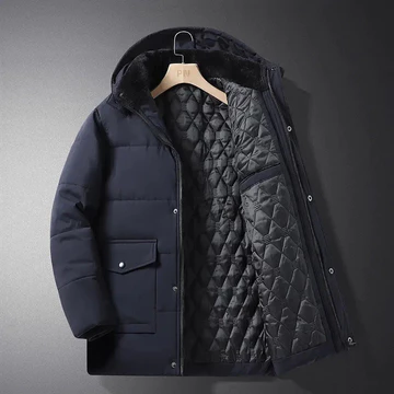Áo khoác mùa đông áo khoác nam dày ấm parkas có mũ áo khoác lông cừu cho nam Áo khoác ngoài chất lượng cao Áo Khoác Nam vận chuyển thả vận chuyển ea0b